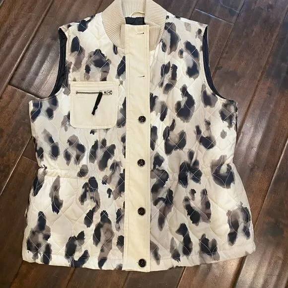 Madison hill leopard vest size large - Picture 6 of 8